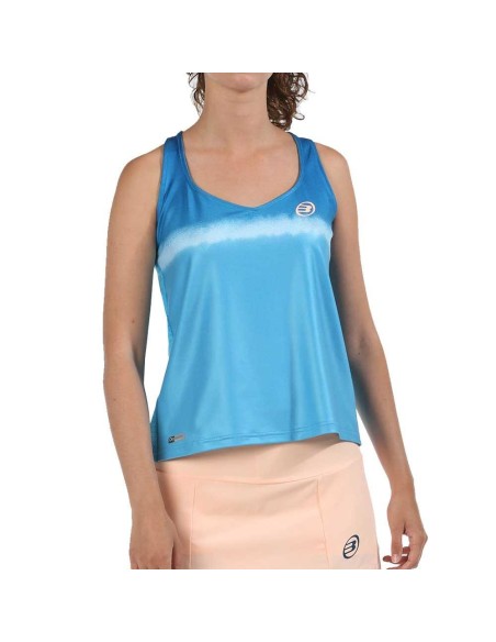 Camiseta Bullpadel Eguz Cyan Mujer | Ofertas de pádel